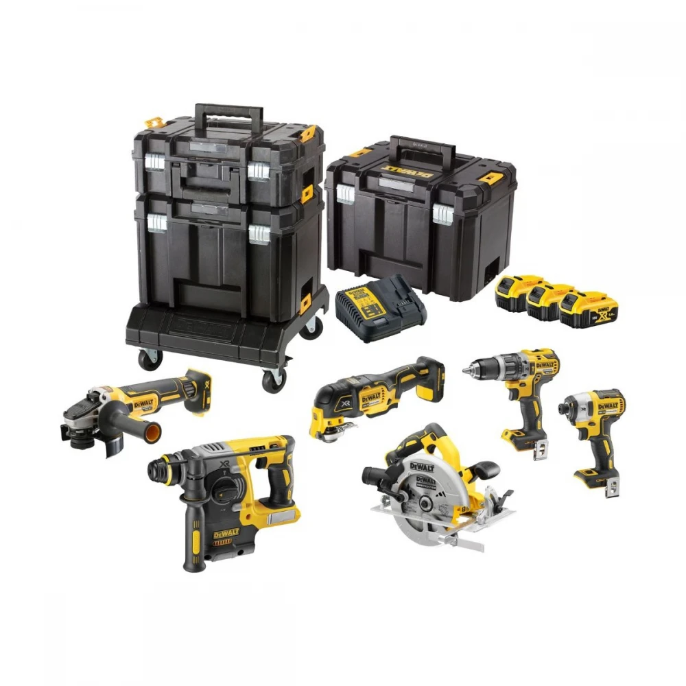 Комплект акумулаторни машини 18V, DeWalt DCK685P3T