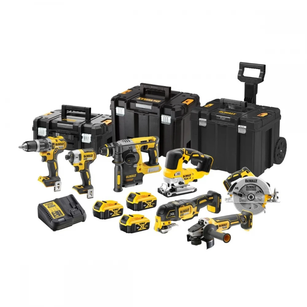 Комплект акумулаторни машини 18V, DeWalt DCK755P3T