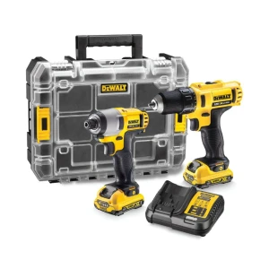 Комплект акумулаторни машини, винтоверт и импакт драйв 12V, DeWalt DCK211NT