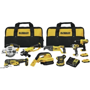 Комплект акумулаторни машини за дърводелци 18V, DeWalt SET 18V 2