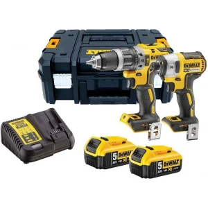 Комплект безчетков винтоверт и бормашина, DeWalt DCK266P2T; DCF887N; DCD796