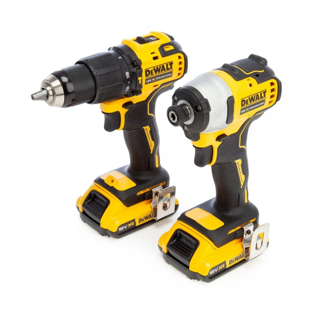 Комплект безчеткови винтоверти 18V, DeWalt DCK2062D2T