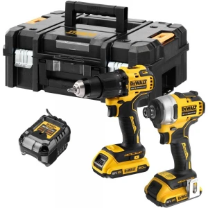 Комплект безчеткови винтоверти 18V, DeWalt DCK2062L2T