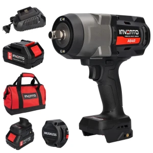 Комплект безжичен ударен гайковерт, 1880 Nm 1/2”, в чанта - PXA64R