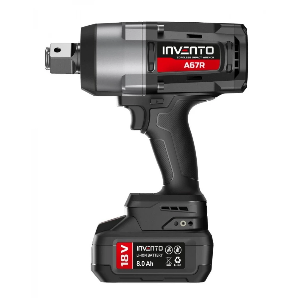 Комплект акумулаторен ударен гайковерт 2400 Nm 1", в чанта - PXA67R