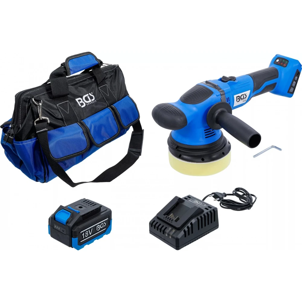 Комплект акумулаторна орбитална шлайфмашина 18 V - BGS7394