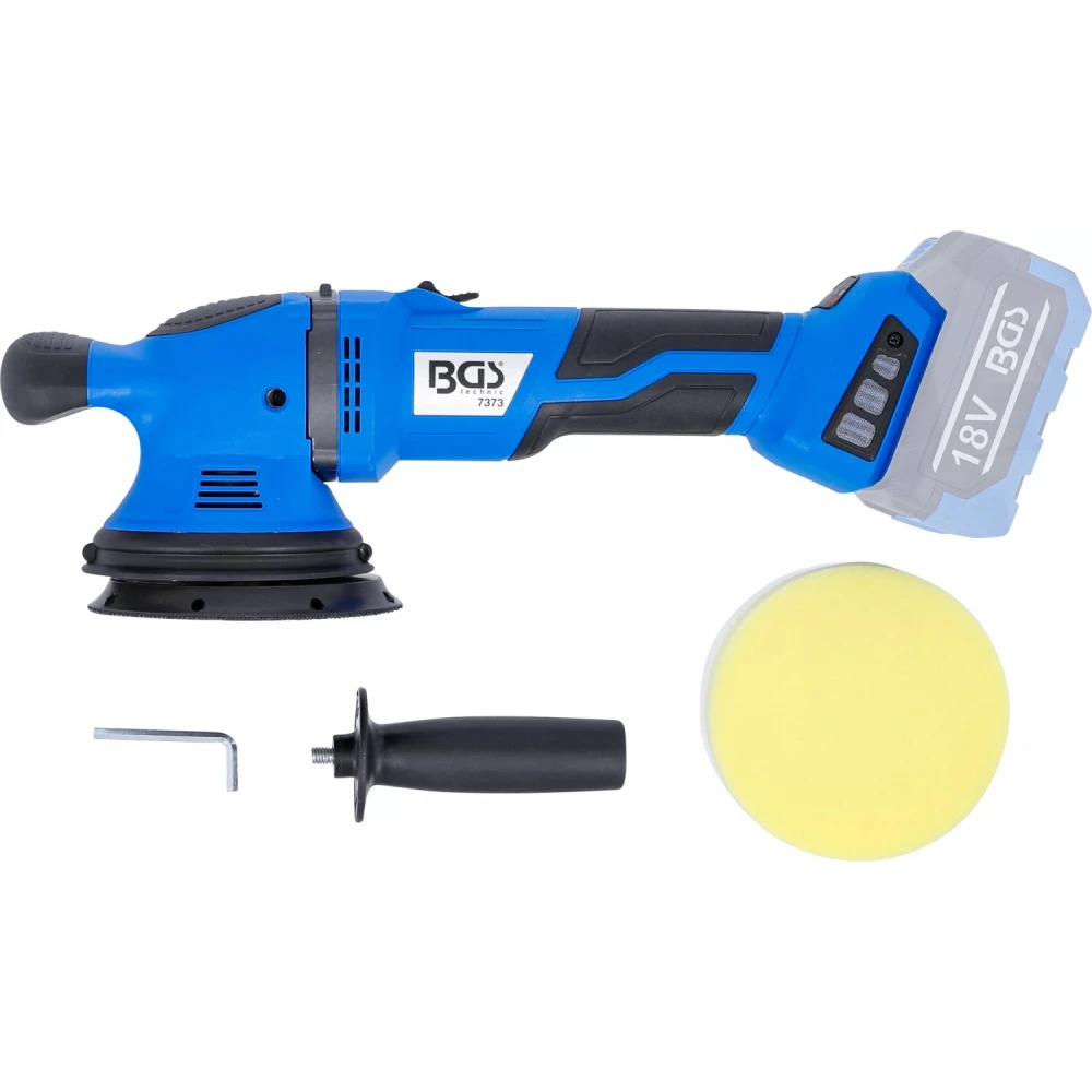Комплект акумулаторна орбитална шлайфмашина 18 V - BGS7394
