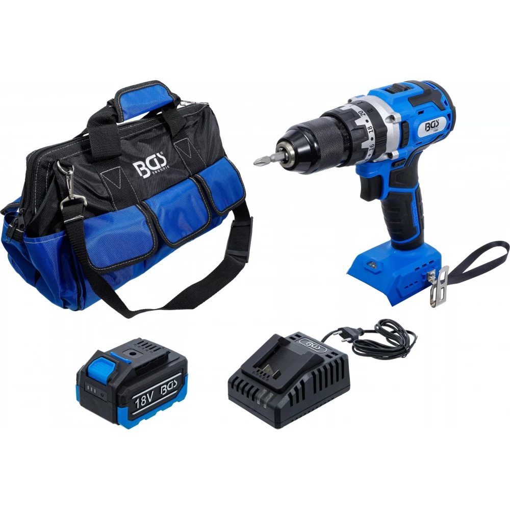 Комплект акумулаторна ударна бормашина / винтоверт 65 Nm - BGS7397