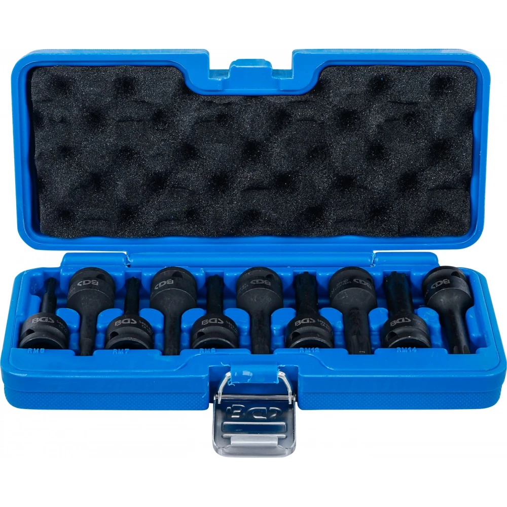 Серия ударни вложки с профил Ribe, 1/2", Cr-Mo, 75 мм - BGS5483