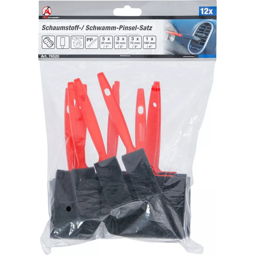 Комплект четки с гъба за боядисване / почистване - BGS76520