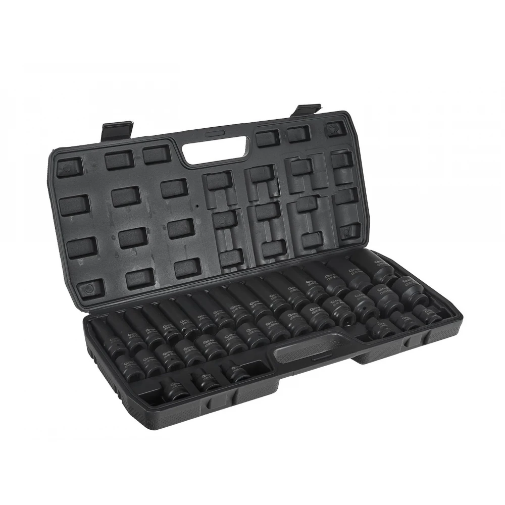 Комплект дълги и къси ударни вложки 1/2", 8-32 мм, 35 броя - G10518