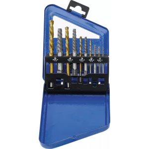 Комплект екстрактор за счупени болтове и шпилки, HSS, 10 бр. - BGS6780