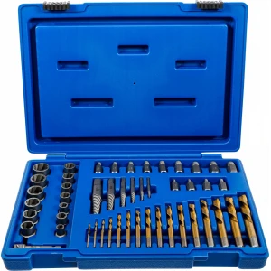 Естрактори за повредени болтове и гайки + свредла - BGS70329