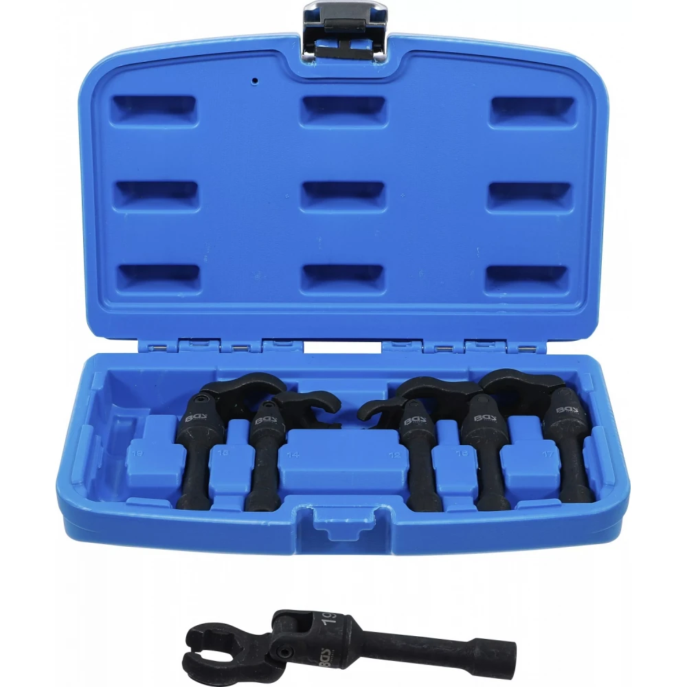 Комплект ключове тип „лула“ с шарнир, 10 мм, 3/8", 6 части - BGS74302