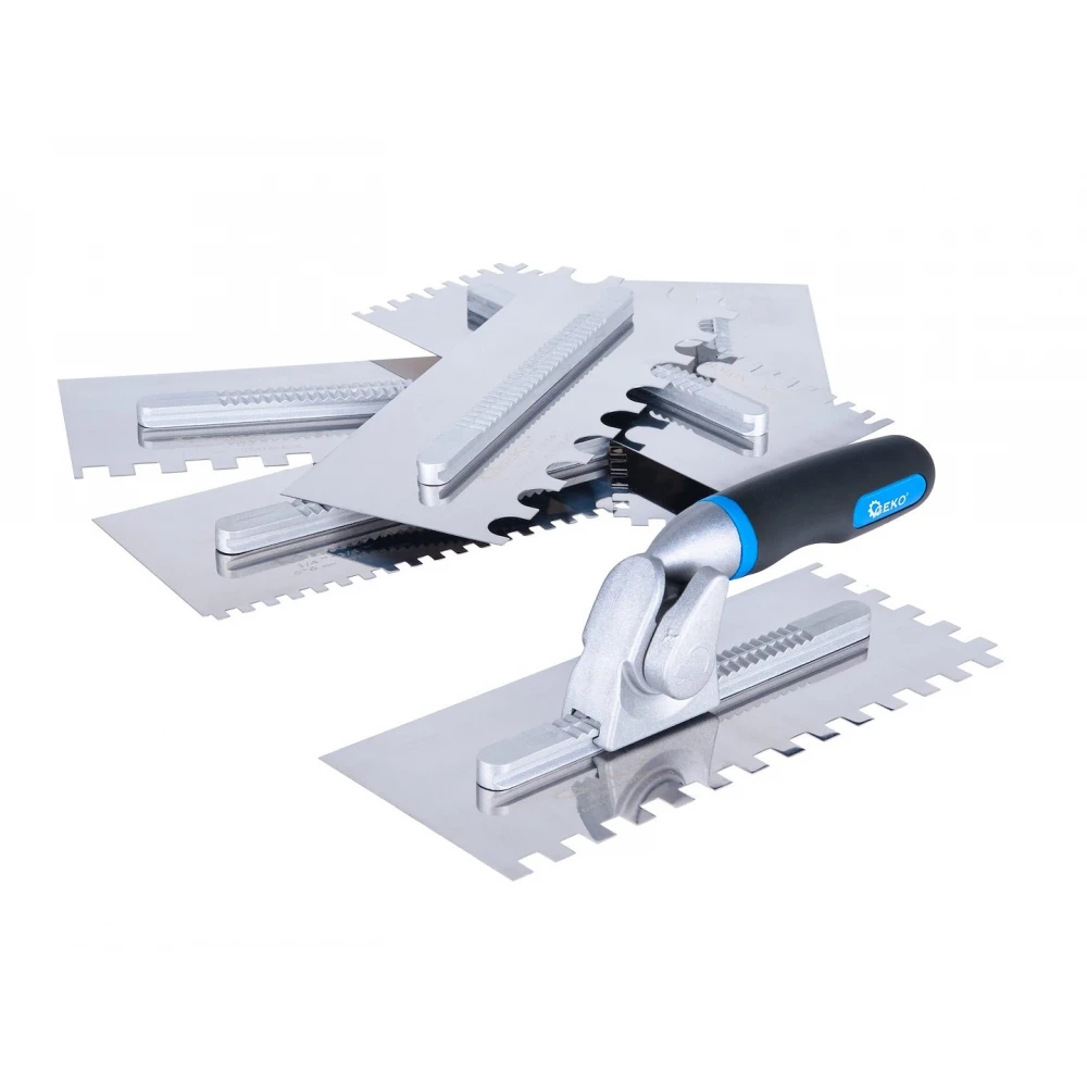 Назъбени маламашки 280x115 мм, комплект със сменяема дръжка - G02288