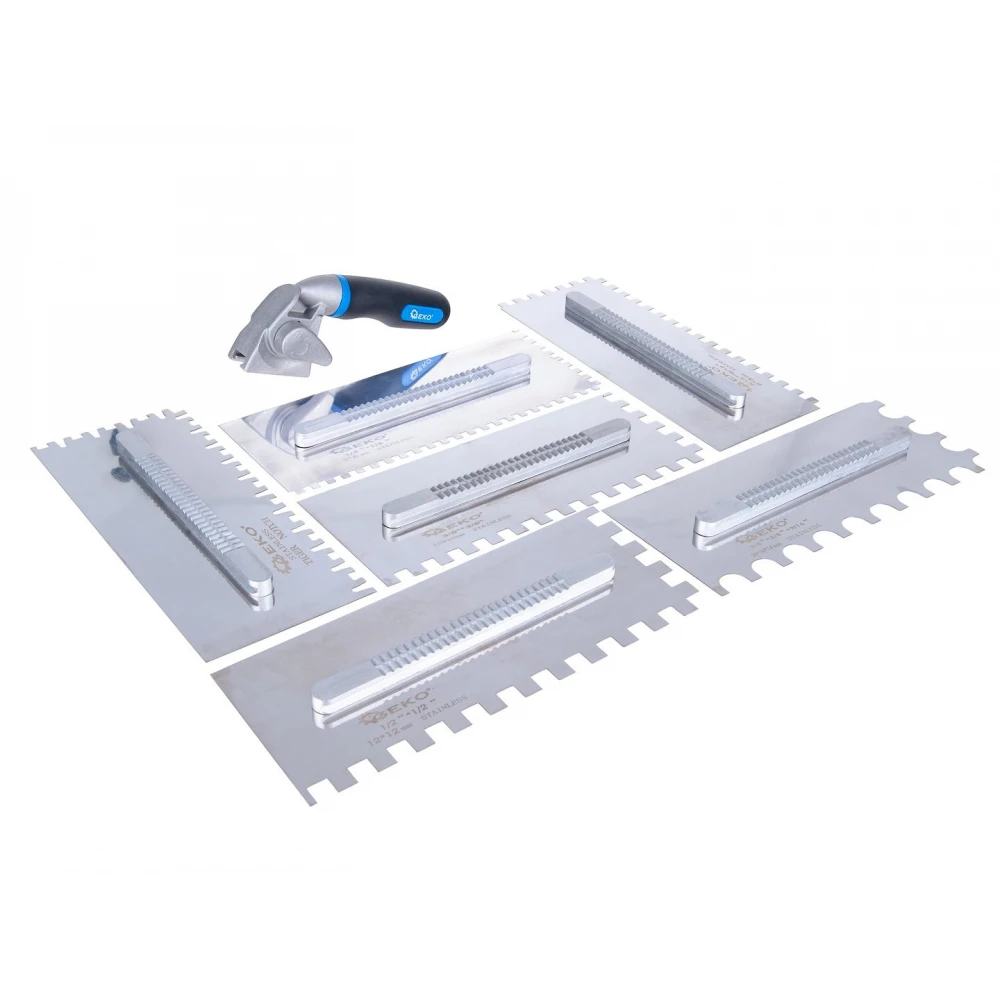 Назъбени маламашки 280x115 мм, комплект със сменяема дръжка - G02288