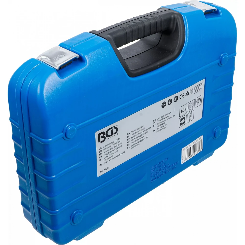 Комплект хидравлични клещи 35 kN, 15 мм - BGS72093