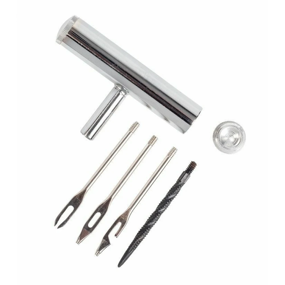 Метален комплект 4-в-1 за ремонт на гуми (тип „шило“) - 510-2420