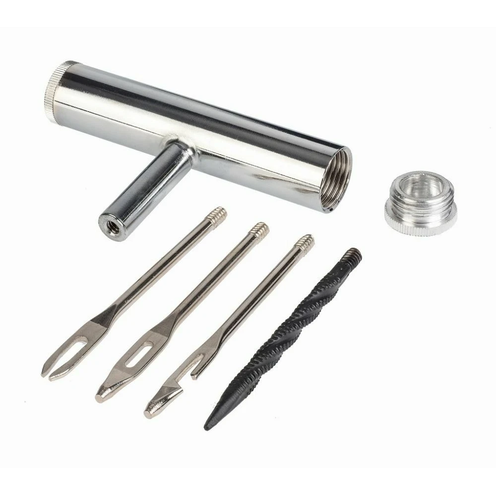 Метален комплект 4-в-1 за ремонт на гуми (тип „шило“) - 510-2420