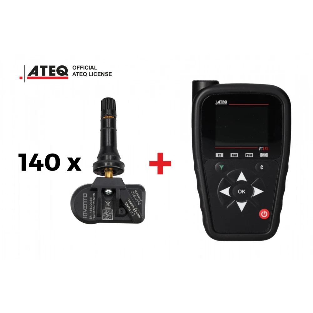 Комплект сензори за налягане в гумите 433/315 MHz, 140 бр. - INVTS12Z140T