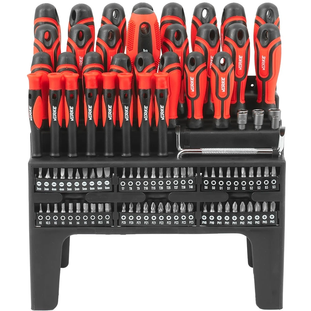 Комплект отвертки и битове 100 бр. - V86439