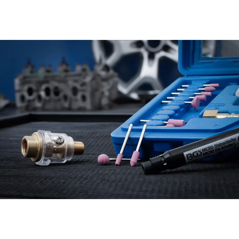 Пневматичен микро / прав шлайф, 17 части, 54 000 об./мин. - BGS3249