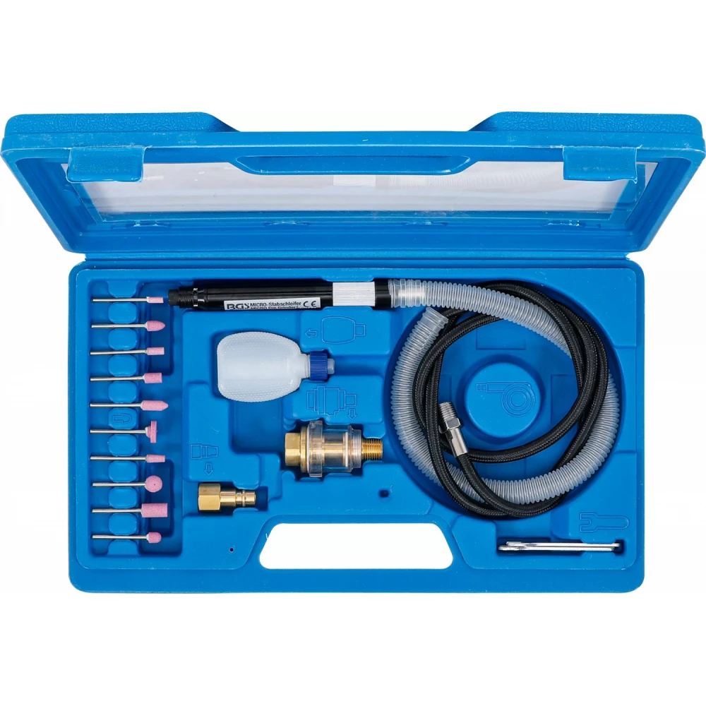 Пневматичен микро / прав шлайф, 17 части, 54 000 об./мин. - BGS3249