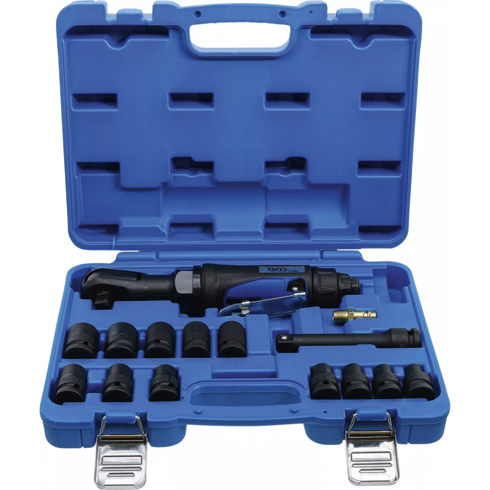 Комплект пневматични тресчотки, 1/2", 102 Nm, 14 части - BGS70192