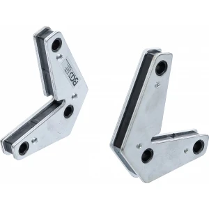 Комплект магнитни държачи, L-образна форма, 2 броя - BGS9684