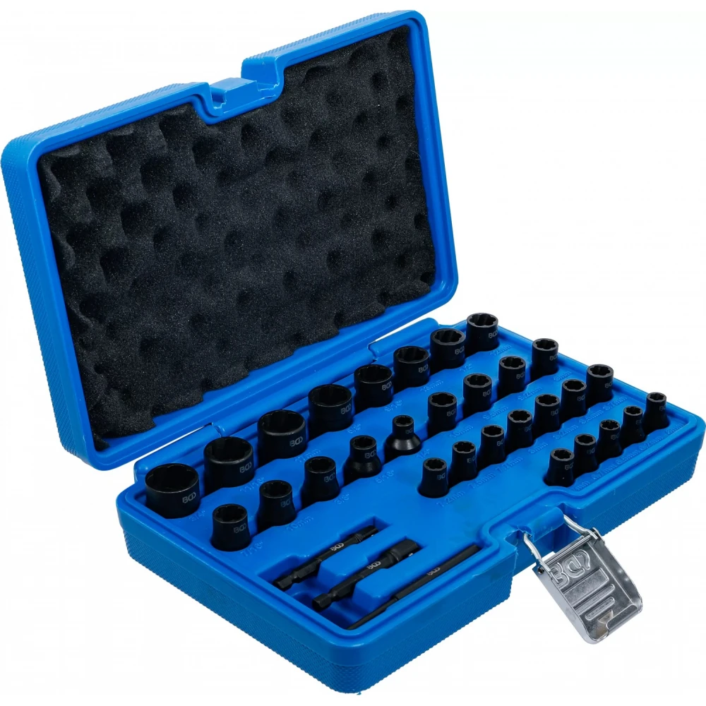 Комплект екстрактори за повредени болтове и гайки 32 броя - BGS74560