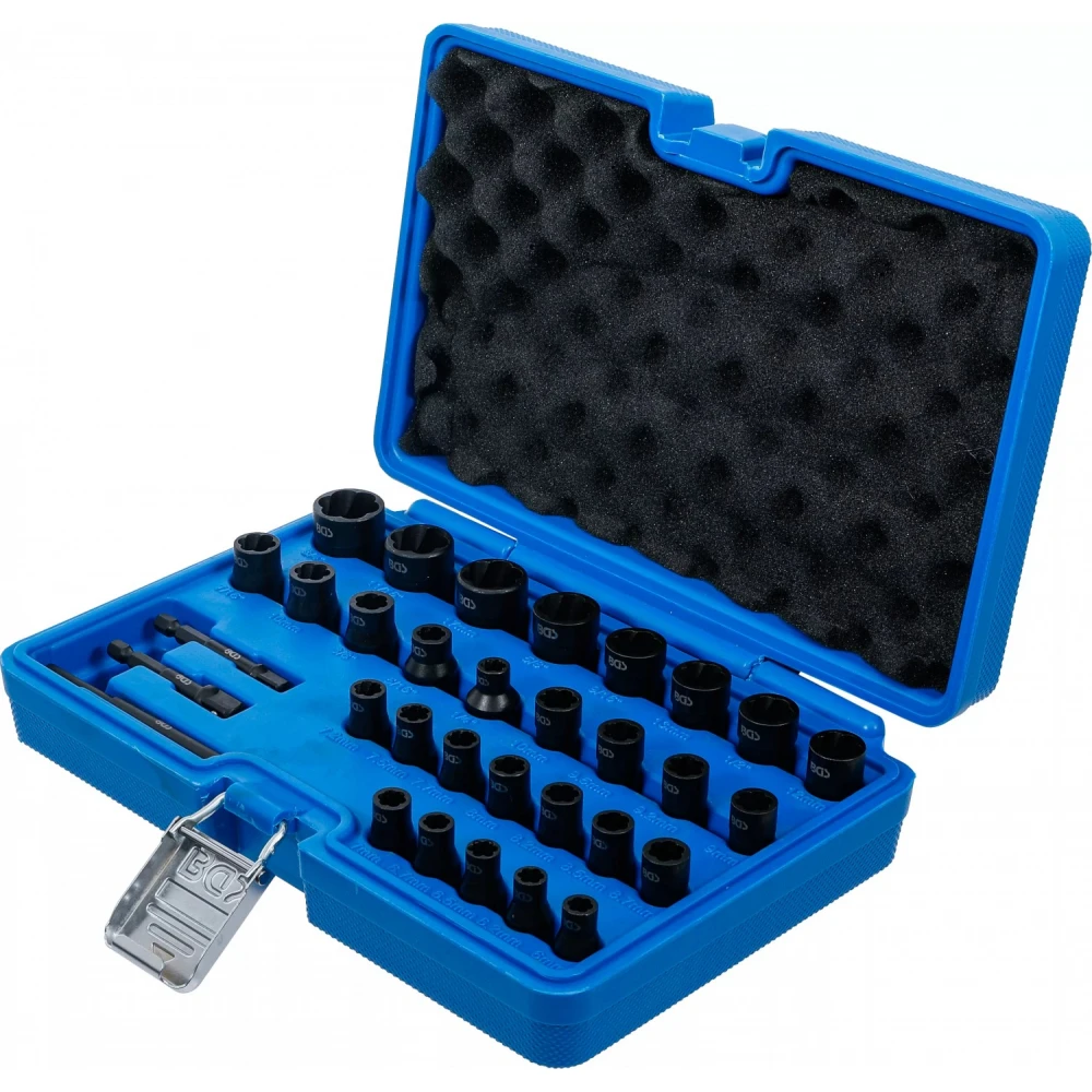 Комплект екстрактори за повредени болтове и гайки 32 броя - BGS74560