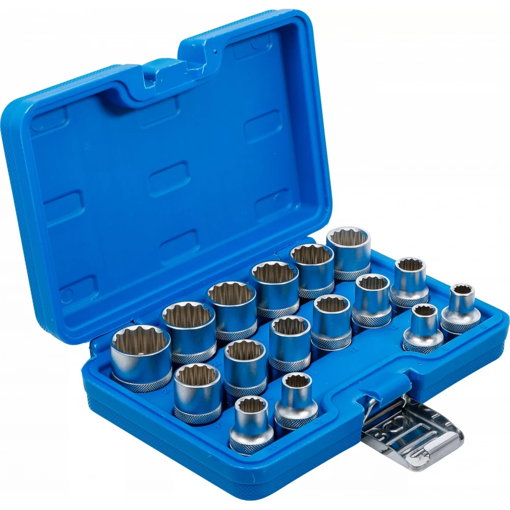 Комплект вложки / камъни 12-стен 1/2", 8 - 24 мм BGS2226