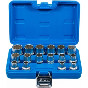 Комплект вложки / камъни 12-стен 1/2", 8 - 24 мм BGS2226