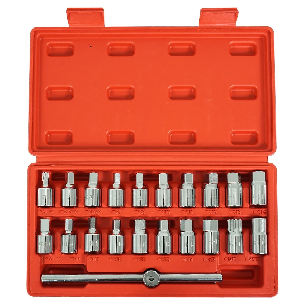 Комплект вложки / ключове за картери 21 части - V86215