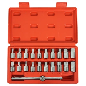 Комплект вложки / ключове за картери 21 части - V86215