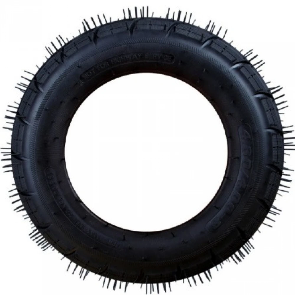 Комплект външна и вътрешна гума с шпилки, каучук, за количка - 350-8