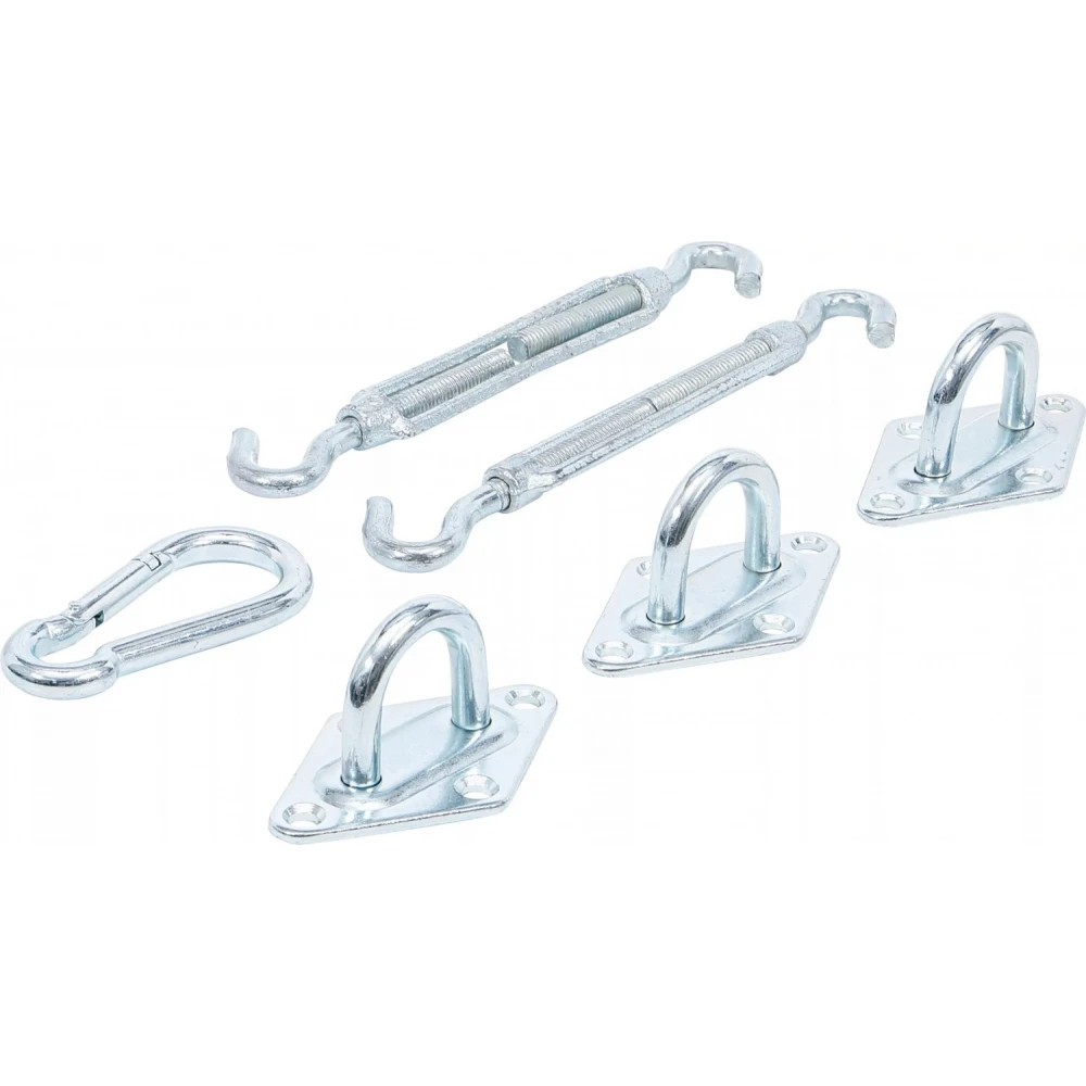 Комплект за монтаж на слънцезащитни тенти, 6 части - BGS88306