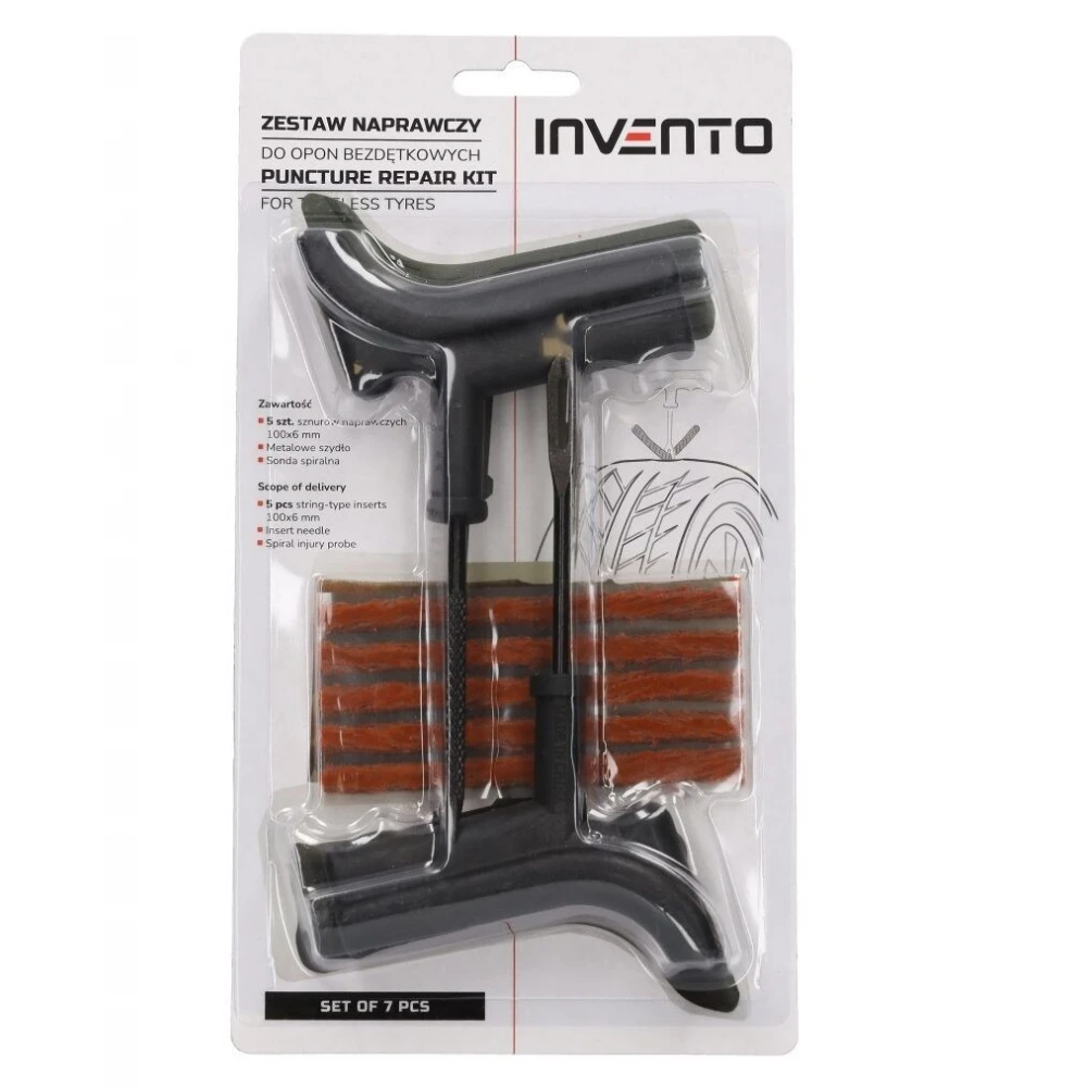 Комплект за ремонт на гуми, дълги ремонтни шнурове 102 мм - 510-1867