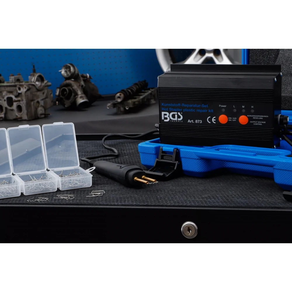 Комплект пистолет за ремонт на пластмаса - BGS873