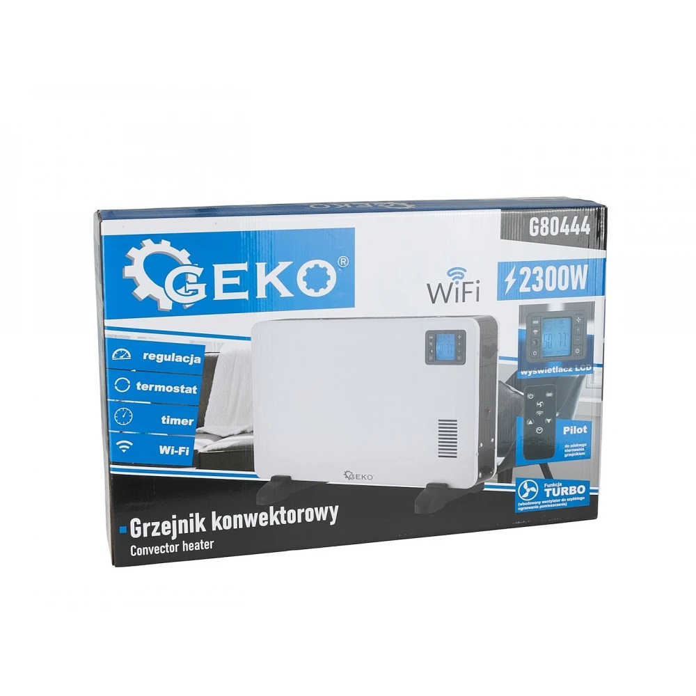 Електрически конвектор LCD дисплей с термостат, 2300 W, 25 м² - G80444