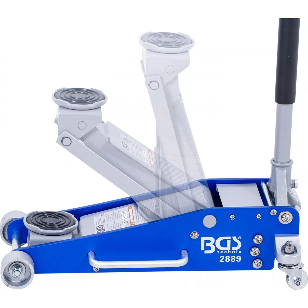 Хидравличен крик, алуминиево-стоманена конструкция, 2,5 тона - BGS2889