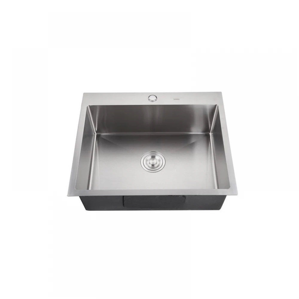 Кухненска мивка, Chrome SUS304 (3.0/0.8), от неръждаема стомана - HM5843-215