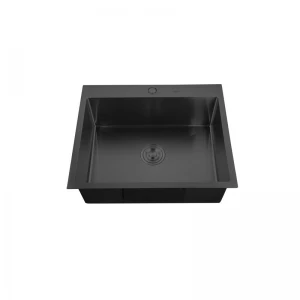 Кухненска мивка, Nano-Black (3.0/0.8), от неръждаема стомана - HM6050-215