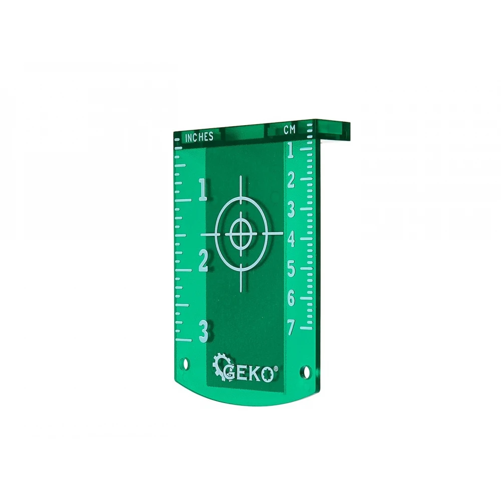Магнитна мишена за лазерни нивелири, зелена, 70 х 100 мм - G03312