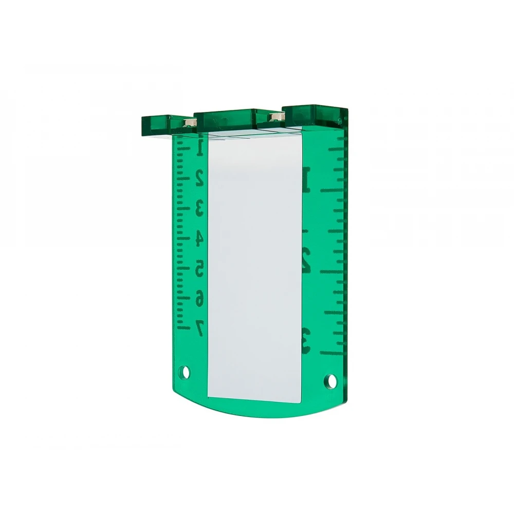 Магнитна мишена за лазерни нивелири, зелена, 70 х 100 мм - G03312