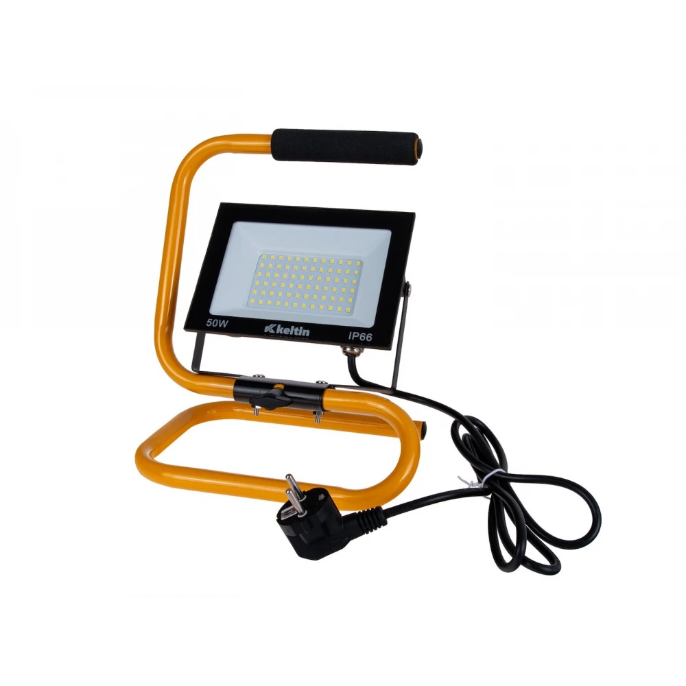 Електрически прожектор 50 W, 4500 K, със стойка - K02060