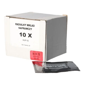 Радиални лепенки за ремонт на гуми 10X, 62x83 мм - INVP-10X 