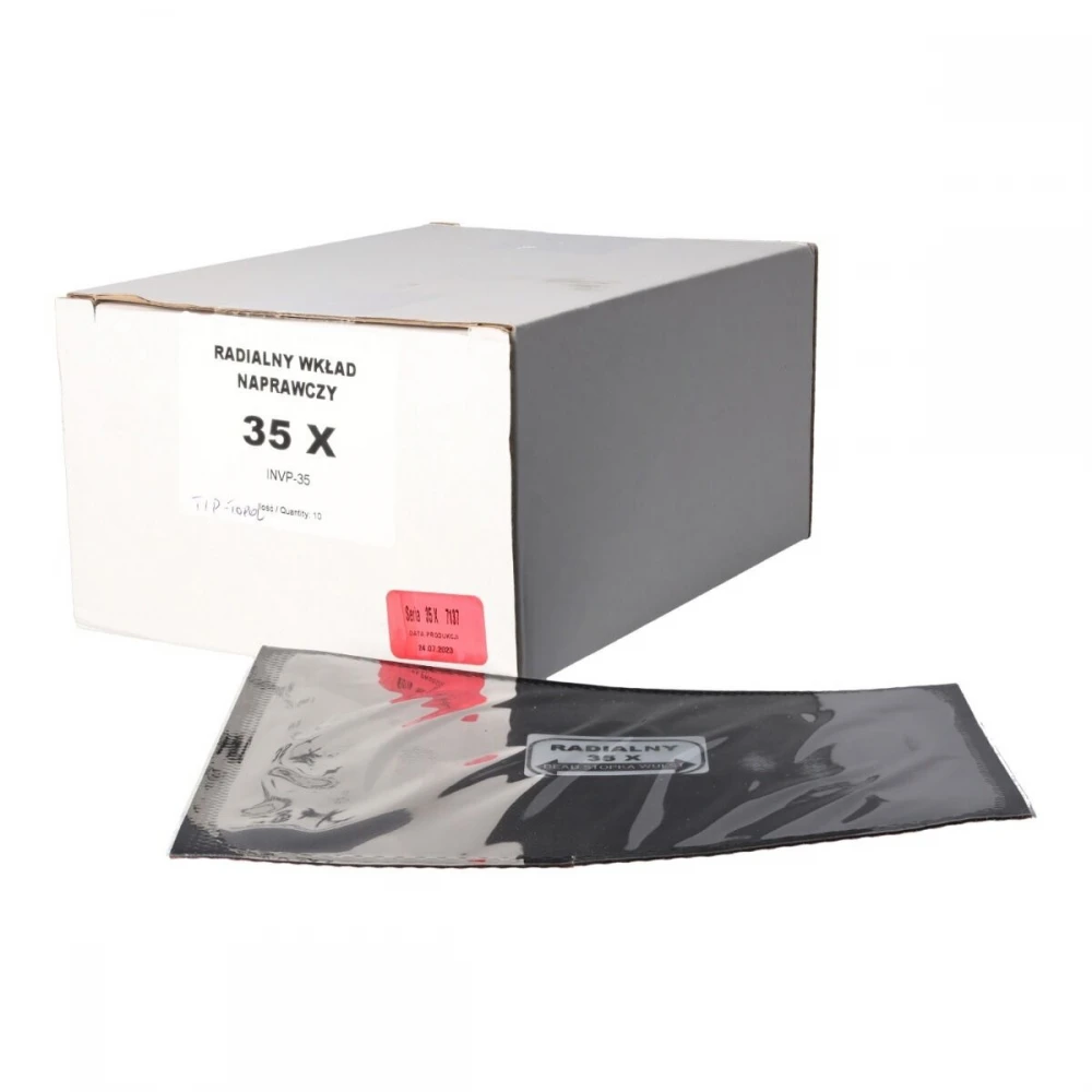 Радиални лепенки за ремонт на гуми 35X, 133x187 мм - INVP-35X