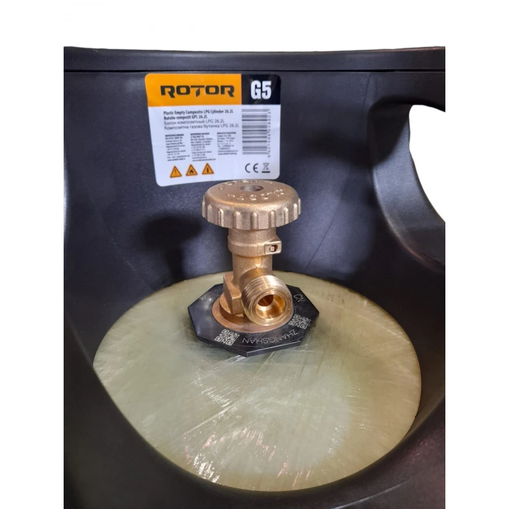 LPG Композитна газова бутилка 26.2 литра фибростъкло, G5 - 13131