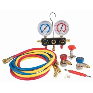 Професионален комплект манометри за автомобилни климатици - TX14.006